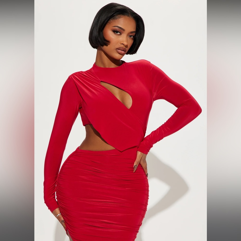 Red Maxi dress